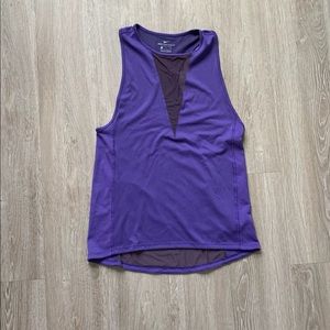 Purple workout tank